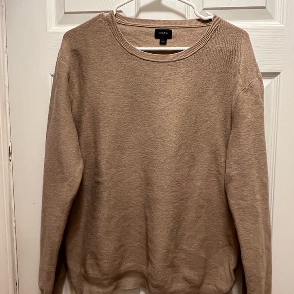 J. Crew Men's Beige Crewneck Sweater - Picture 3 of 8